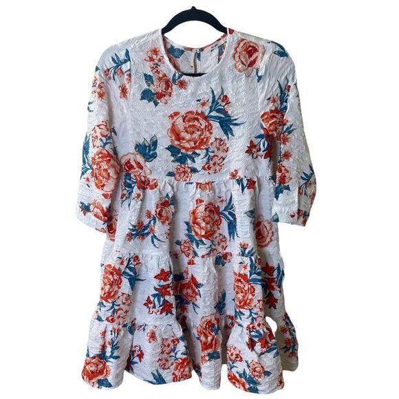 Francesca Mi Ami Floral Babydoll Dress Sz XS - Picture 2 of 8